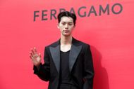 South Korean actor Lee Chae-Min poses for photographs at the Ferragamo 'Maximilian Davis' collection launch on March 16, 2023 in Seoul, South Korea | Image via: Getty
